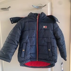 Tommy Hilfiger kids puffy jacket - size 2